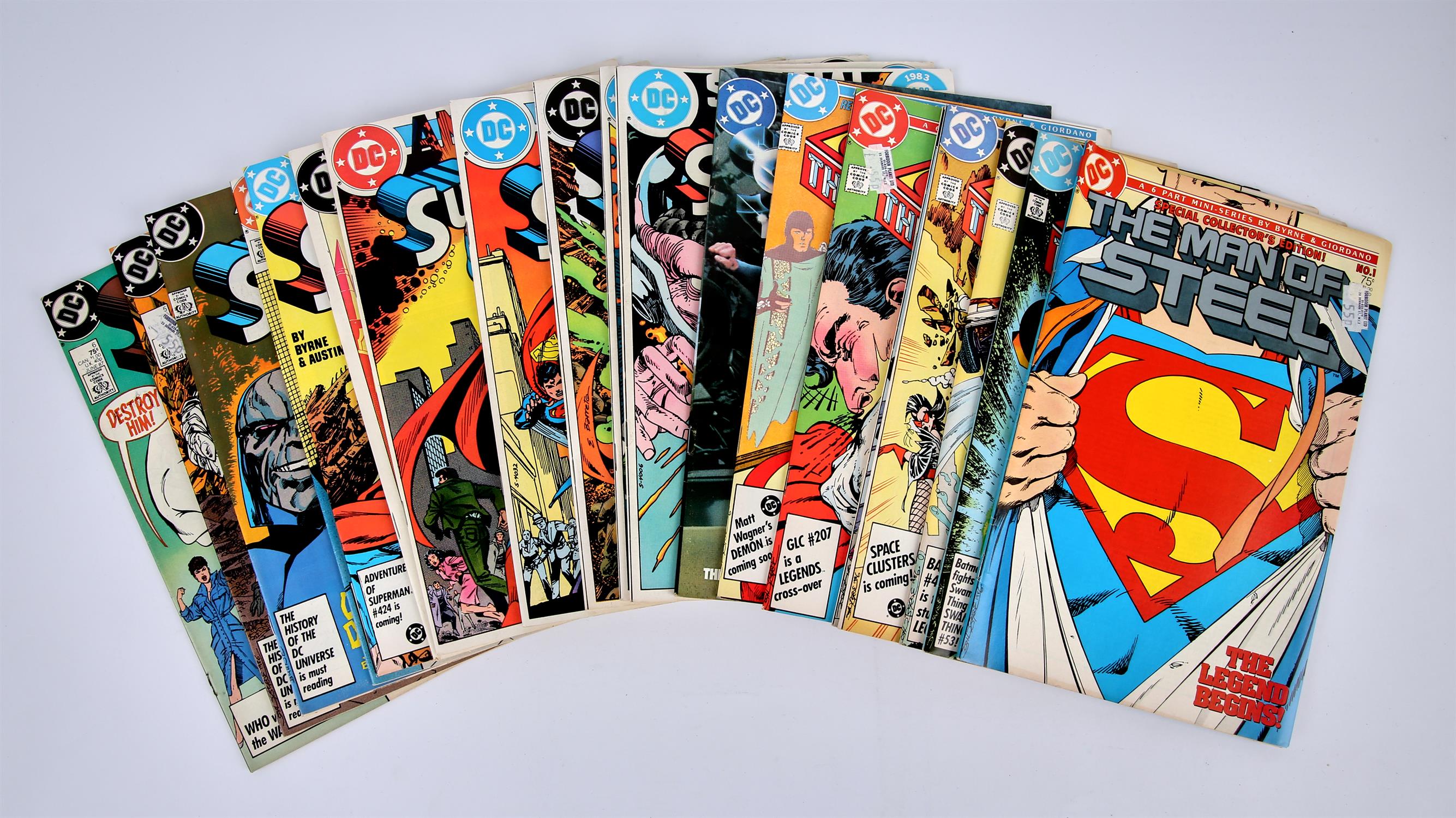 Superman: a large group of 100 approx. comics (DC comics, 1966 onwards). A large group of Superman - Image 4 of 4