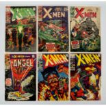 The Uncanny X-Men: a group of 6 early Silver-age issues featuring classic Jim Steranko and Jack