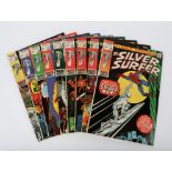 Marvel Comics: The Silver Surfer. A group of 9 issues featuring key 1st appearances and notable