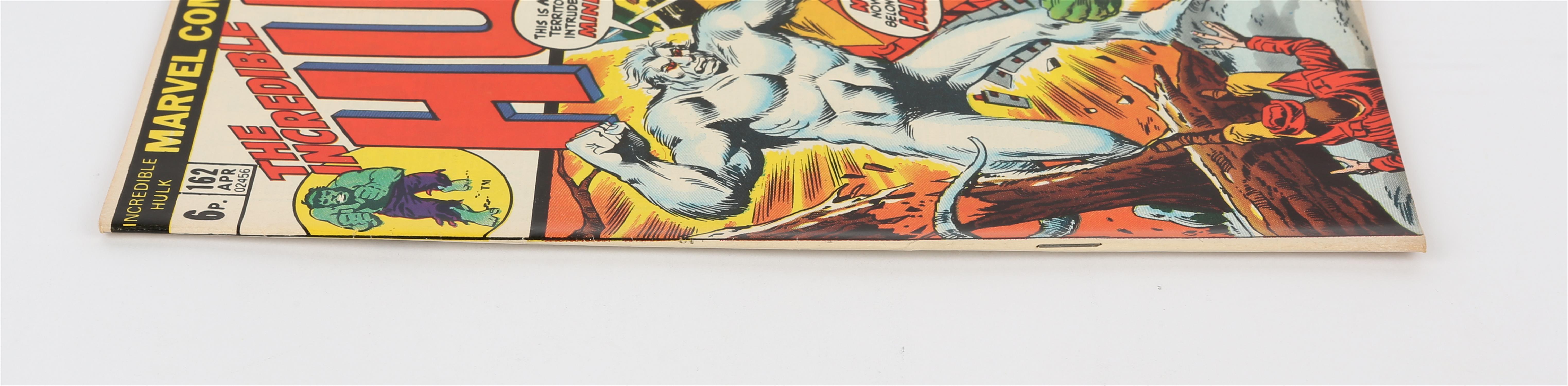 Marvel Comics: The Incredible Hulk No. 162 featuring 1st appearance of The Wendigo (1971 onwards). - Image 5 of 11