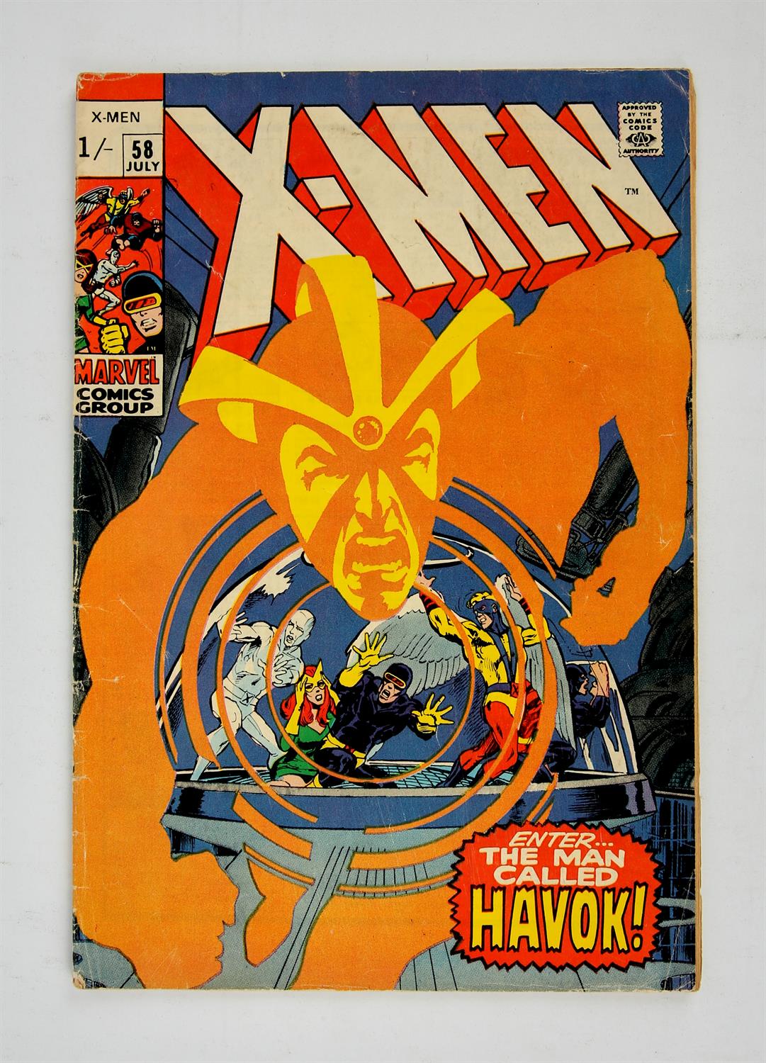 The Uncanny X-Men: a group of 8 early Silver-age issues featuring 1st appearance of Havok and