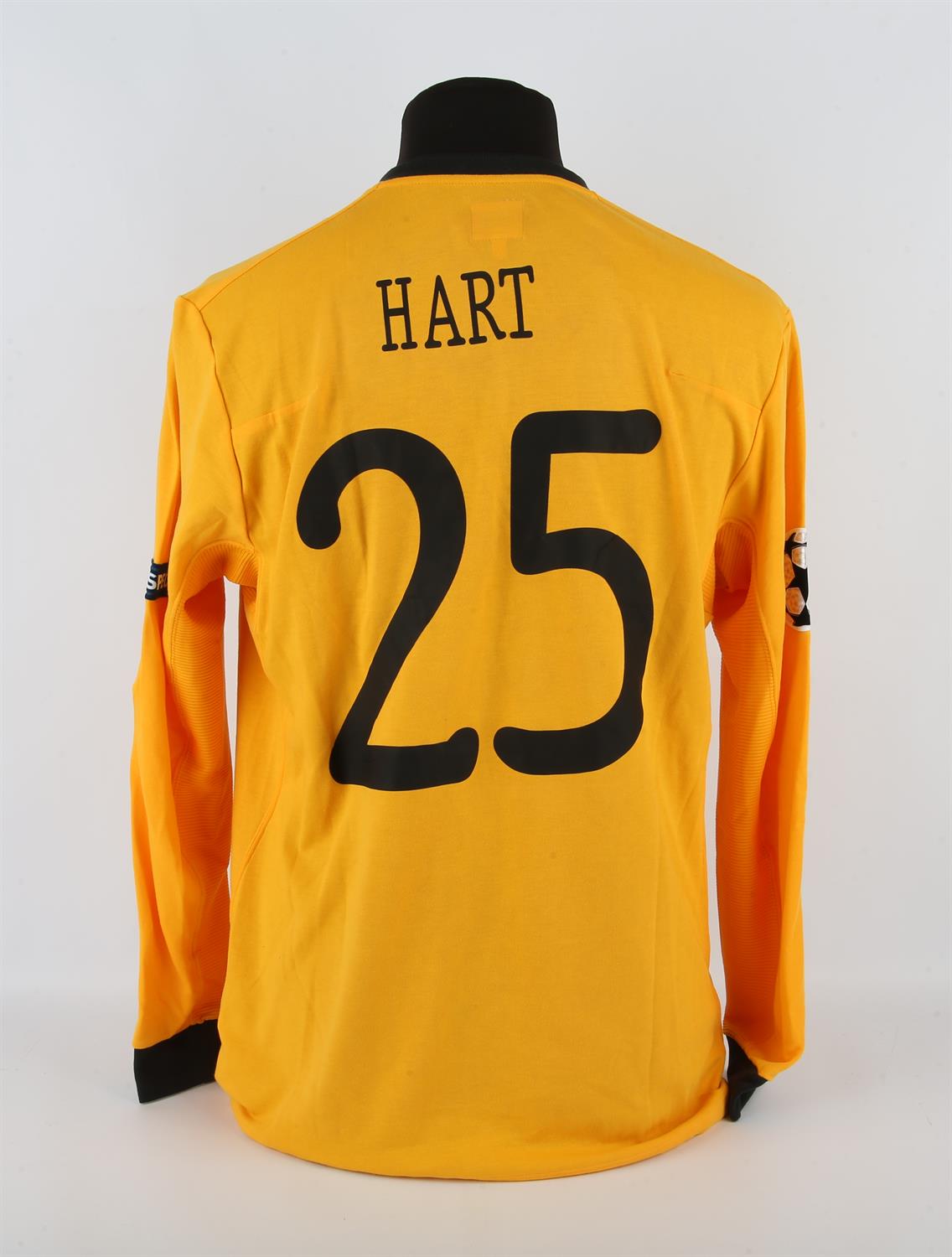 Manchester City Football Club, Joe Hart (No.25) Champions League 3rd kit shirt 2011-2012. L/S.