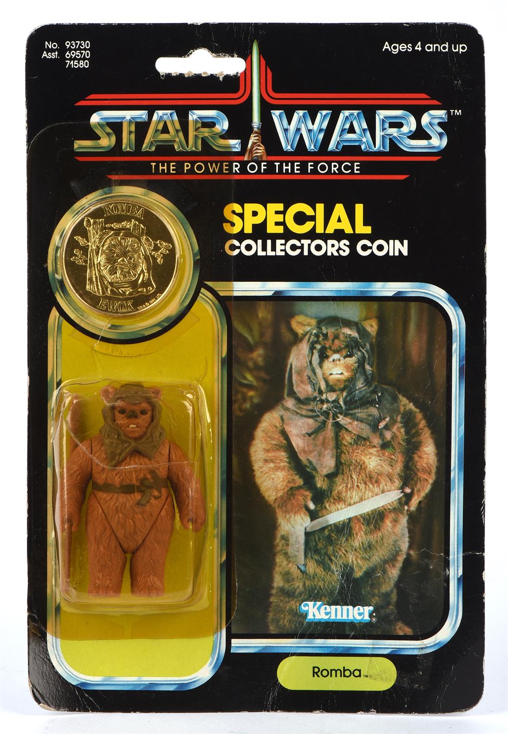 Star Wars The Power of the Force, Special Collectors Coin Romba figure. Made by Kenner.