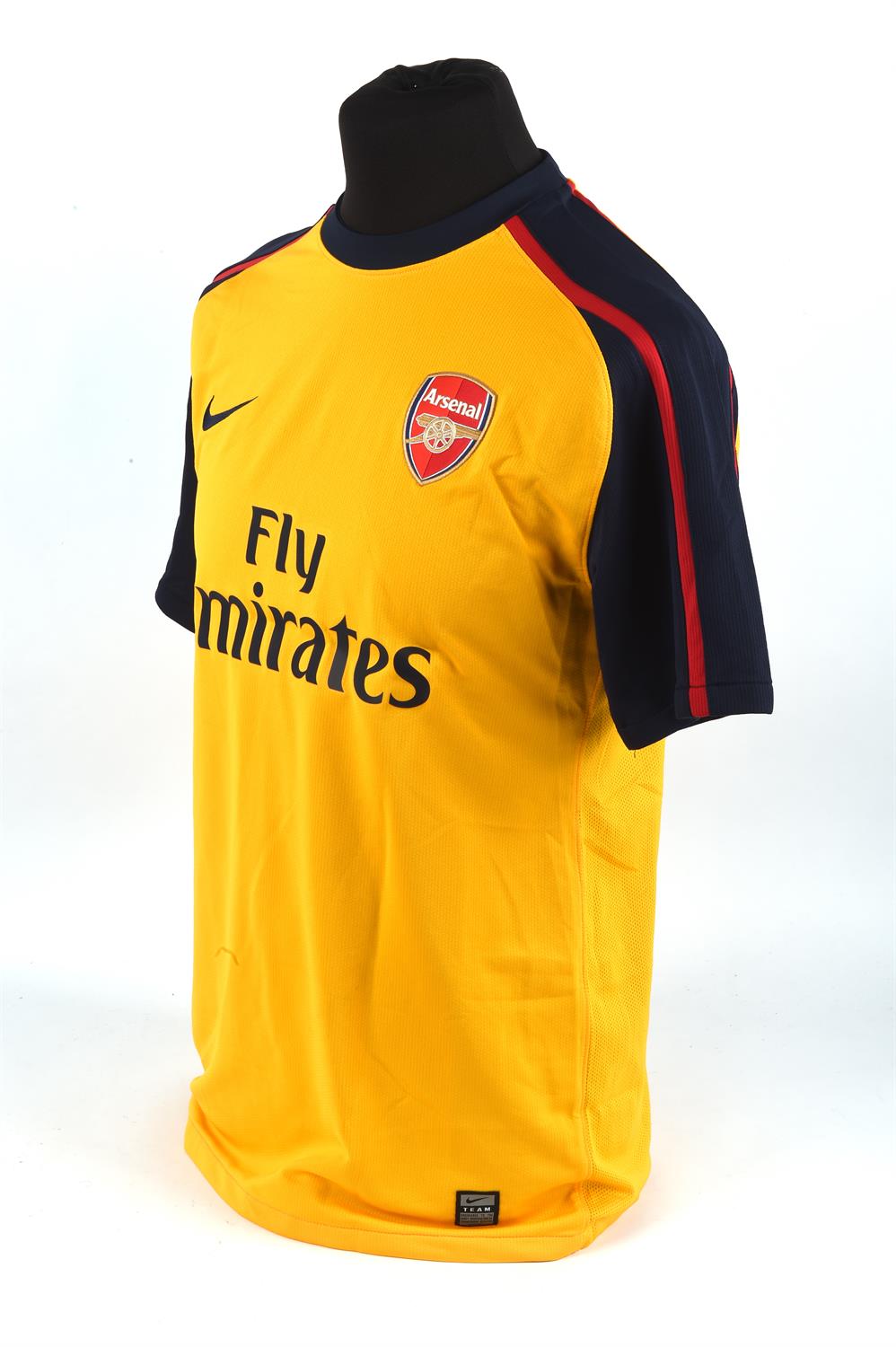 Arsenal Football club, Gallas (No.10) Champions league 2008 - 2009 S/S shirt Provenance Arsenal - Image 2 of 2