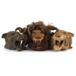 Gerry Anderson: Three Original Prop Big Cat heads, screen used, as made by property master Peter