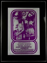 Groundhogs / Rag Ball 72' Music Concert Poster. Lancaster University, 25 February 1972.