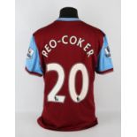 Aston Villa Football Club, Reo-Coker (No.20) 2009-2010. S/S. Match Worn during season.