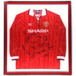 Manchester United Signed 1992/93 Home Football Shirt worn by Paul Ince - Signed 16 times from