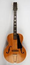 Avalon archtop acoustic guitar, circa 1930s.