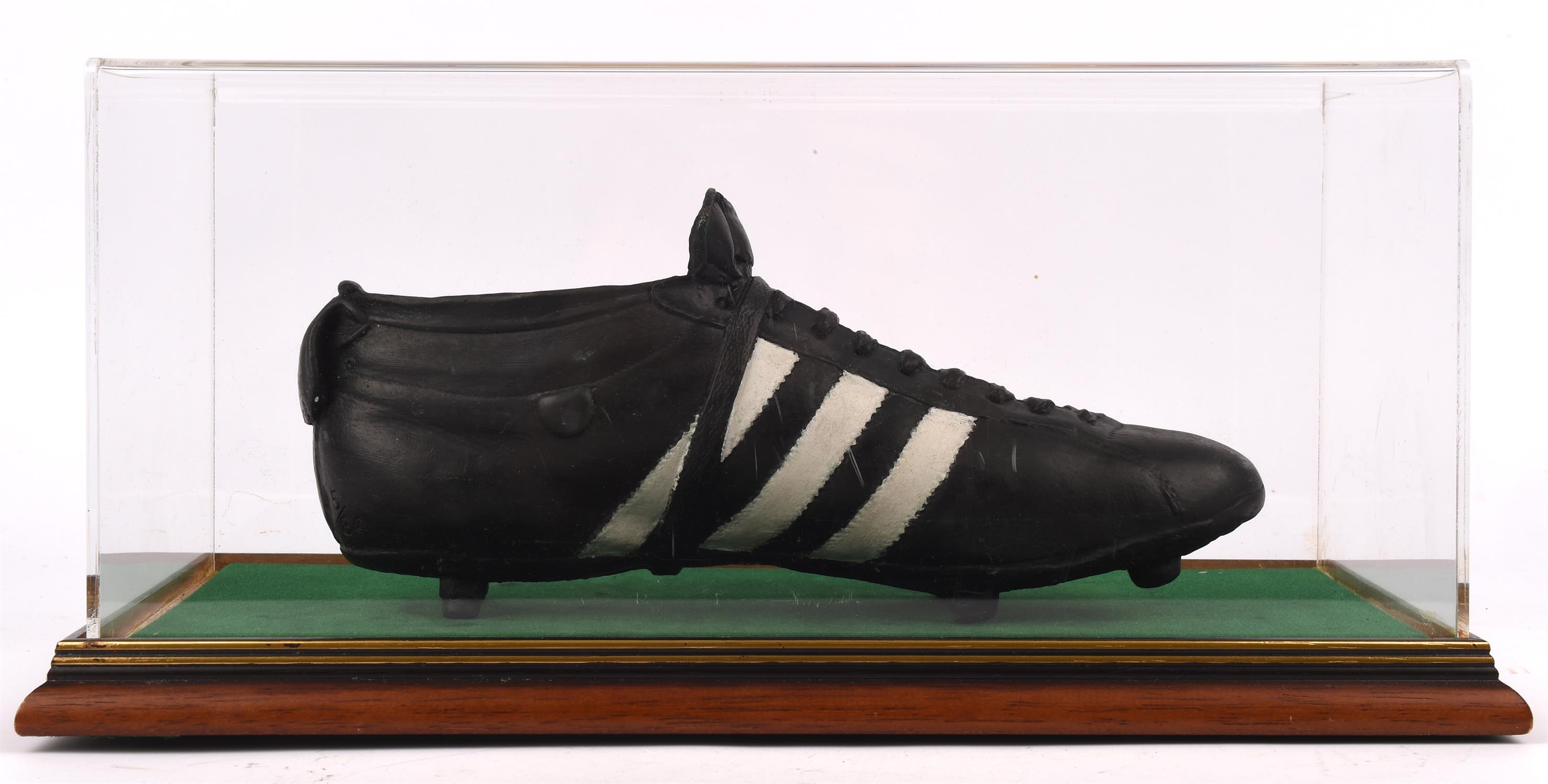 § Bobby Moore Limited Edition Bronze Football Boot. A life-sized sculpture replicating Bobby - Image 4 of 5