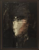 § The Beatles / John Lennon – Attributed to Stuart Sutcliffe (1940-1962). Original head study