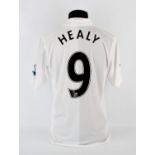 Fulham FC Football club, Healy (No.9) Season shirt from 2007-2008, S/S. Match issued during season.