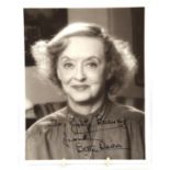 Autographs: Stars of Stage and Screen – 20+ Signed black and white photographs, many inscribed to