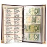 Autographs - Collection of over 100 autographs collected on mostly One Pound Notes by London Taxi