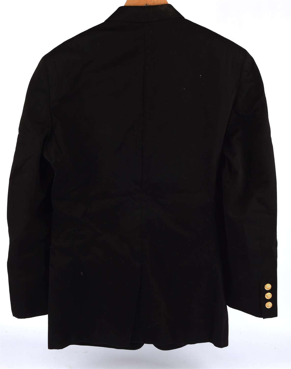 Michael Jackson - Versus Gianni Versace black cotton jacket with gold metal buttons and sequins, - Bild 5 aus 5