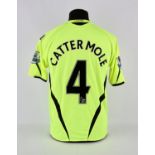 Wigan Athletic Football club, Lee Cattermole (No.4) Season away shirt from 2008-2009. Match worn.