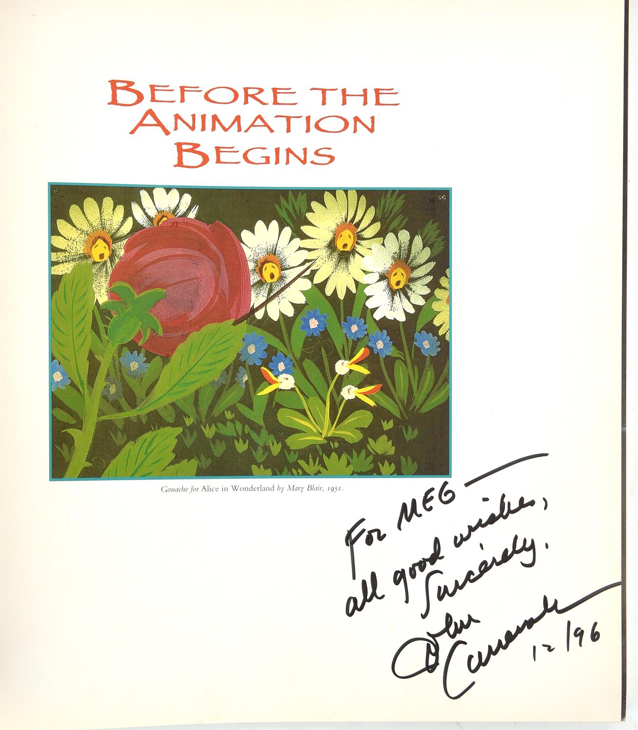 Walt Disney, Animation, and related – Five first edition hardback books, three of which are Signed - Image 3 of 4