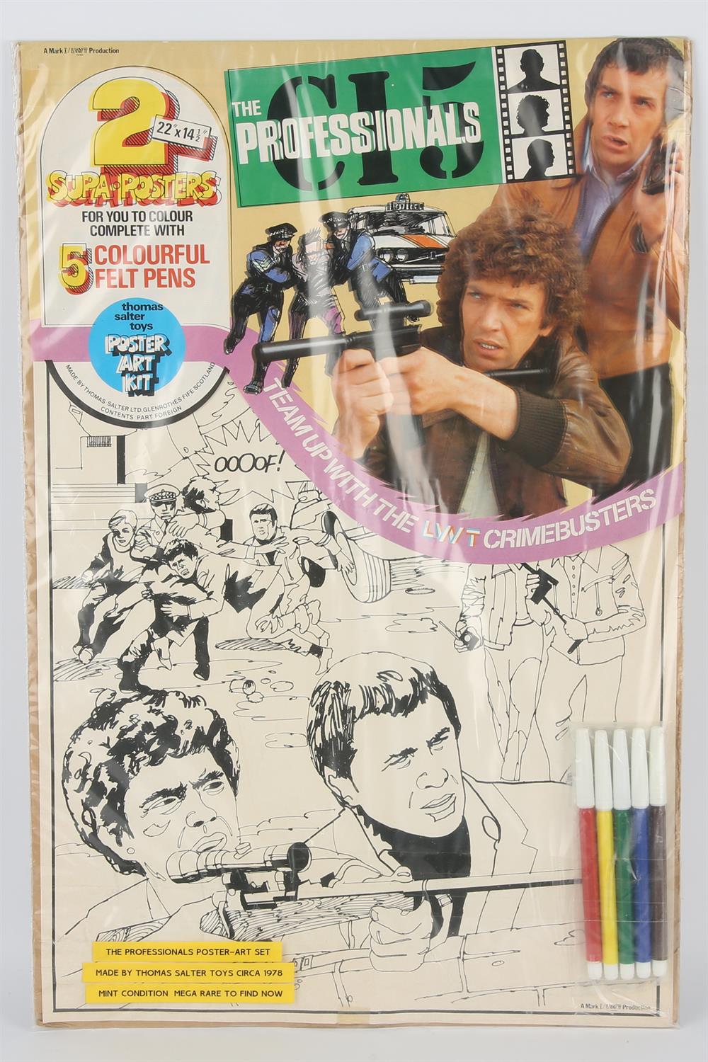 CI5 The Professionals - 2 Supa-posters poster art kit featuring Bodie and Doyle. Made by Thomas