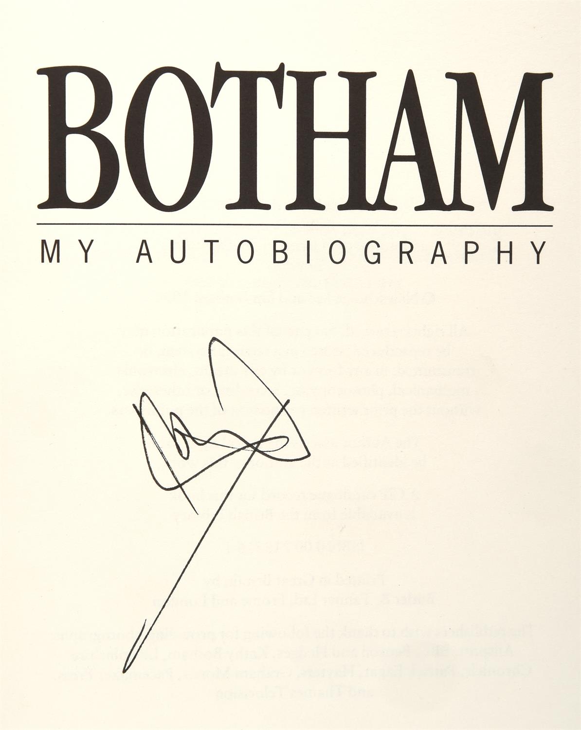 Cricket: Ten related Signed hardback books, mostly first editions – BOYCOTT (Geoffrey). Opening Up, - Image 10 of 11