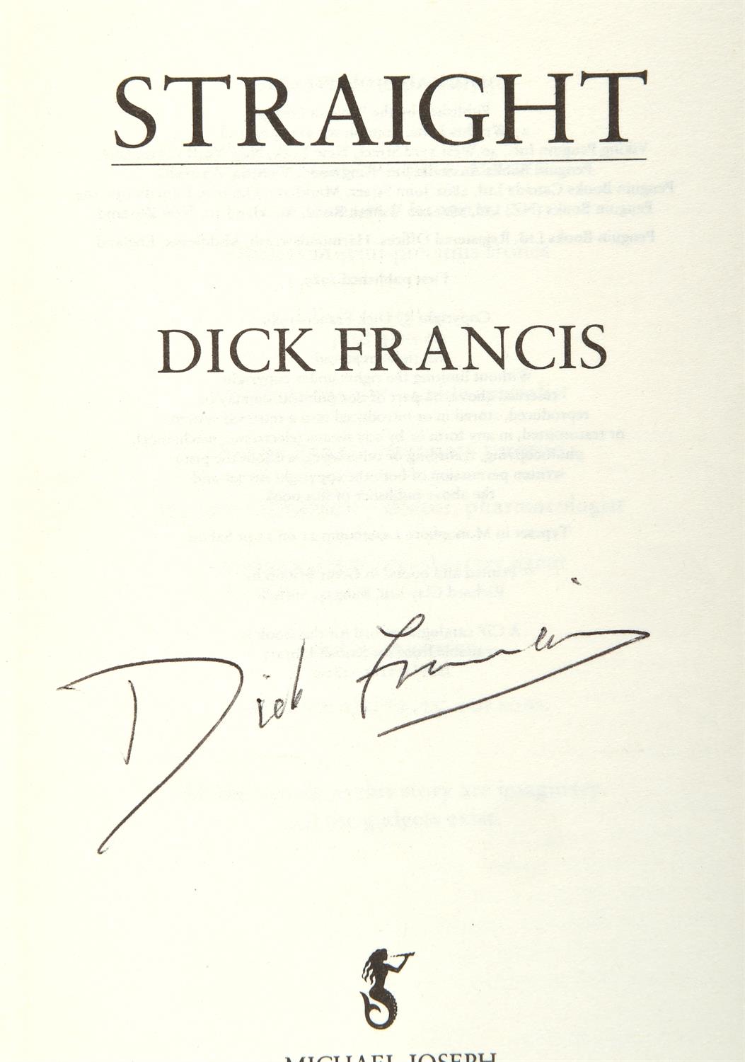 Frederick Forsyth and Dick Francis: Five Signed first edition hardback books - FORSYTH (Frederick). - Image 5 of 6