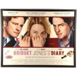 Two British Quad film posters – Autographed Bridget Jones’s Diary (2001) Signed by Colin Firth and