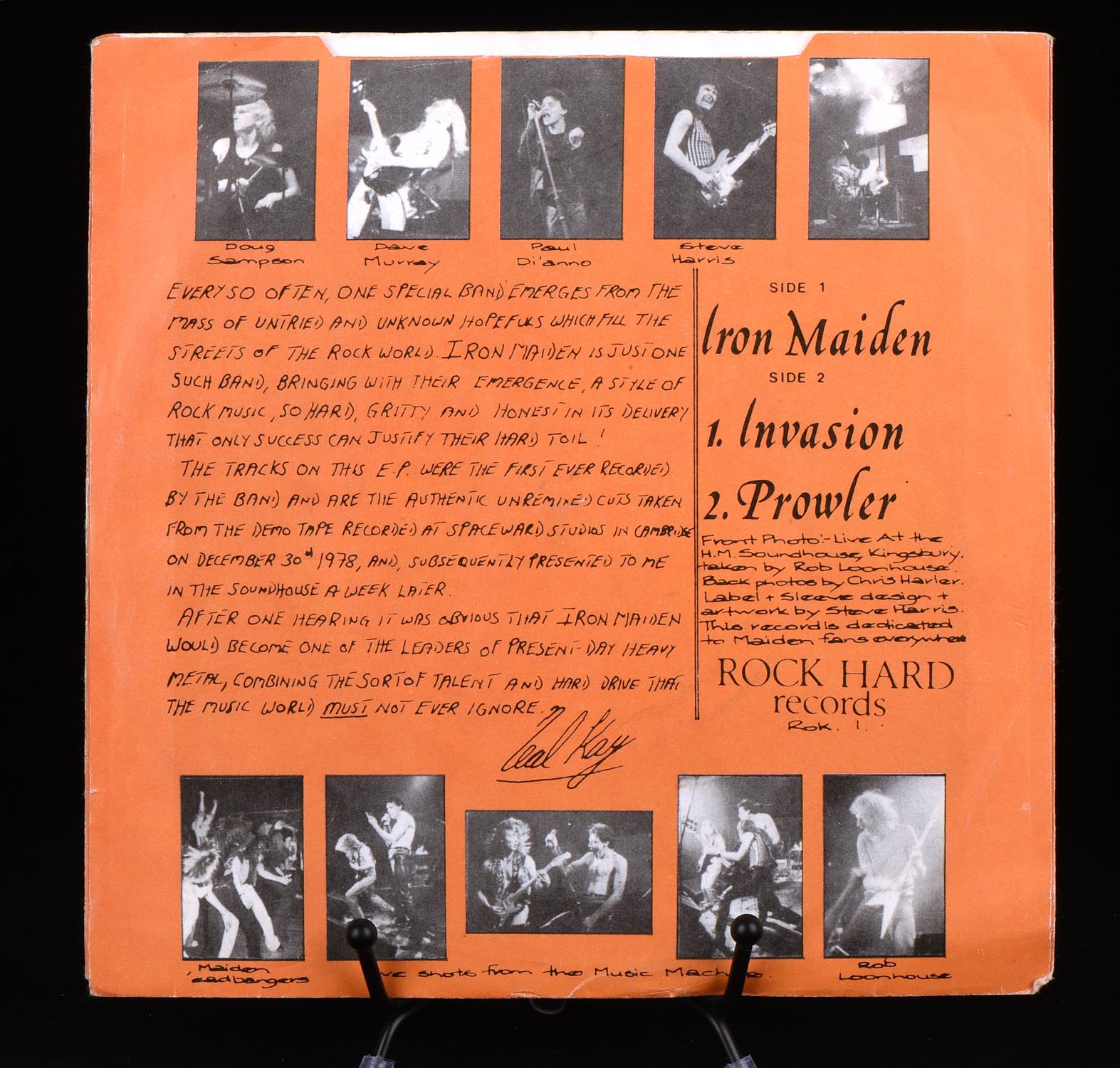 Iron Maiden - The Roundhouse Tapes, 7" vinyl record, likely a re-issue. - Image 2 of 2