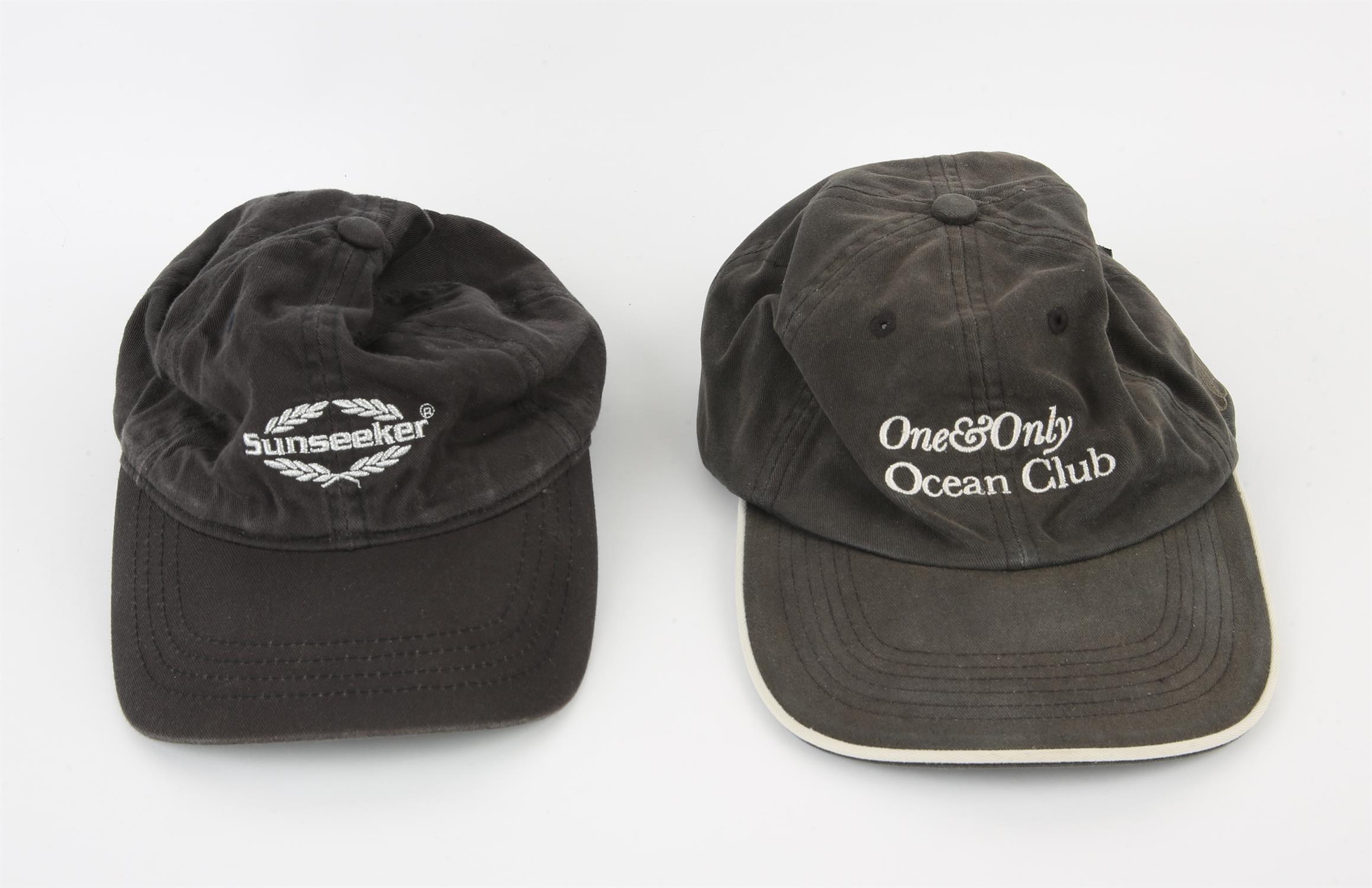James Bond - Two crew caps for Sunseeker and Ocean Club (2). From the member of production who