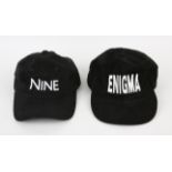 Two Crew caps for Enigma and Nine with a Everybody's Talking About Jamie cast & crew charging bank