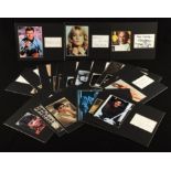 Autographs: TV related photographs and prints from shows such as Star Trek, Blake's 7,