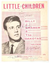 Autographs: Billy J. Kramer & The Dakotas – ‘Little Children’, Belinda London Ltd.