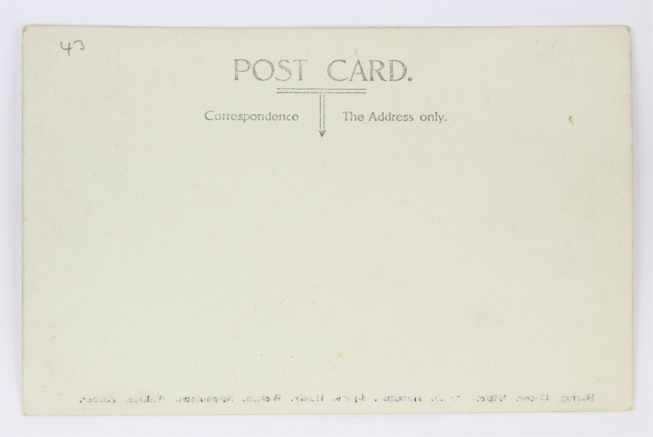Football postcard. 6 x 4 inches. Aston Villa Football Club 1913-1914. - Image 2 of 2