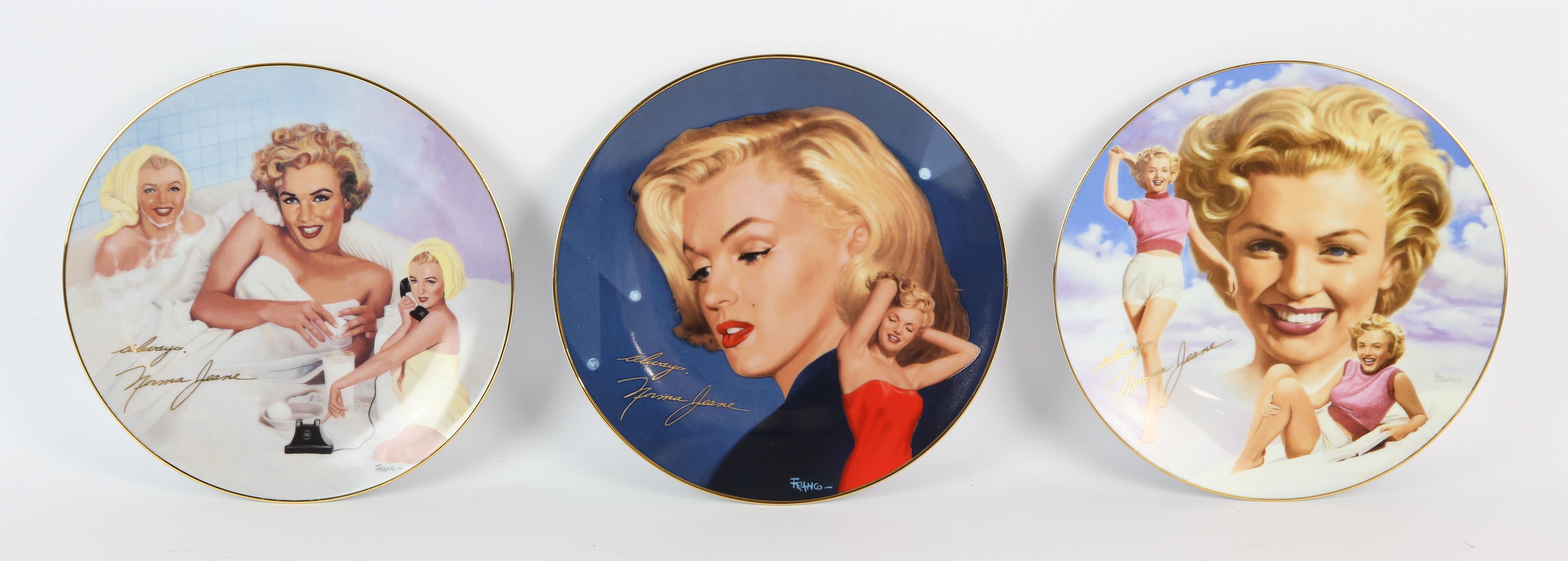 Marilyn Monroe – Hamilton Plate Collection, a group of three numbered plates from Remembering Norma