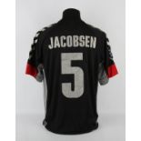 Aalborg BK UEFA Cup 2007 / 08, Jakobsen (5) shirt. Match worn 29 Nov 2007 Spurs v Aalborg BK.