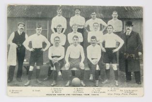 Football postcard. 6 x 4 inches. Preston North End Football Team 1903-04.