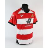 Doncaster Rovers Football club, Roberts (No.3) League Cup shirt from 2009-2010, S/S.
