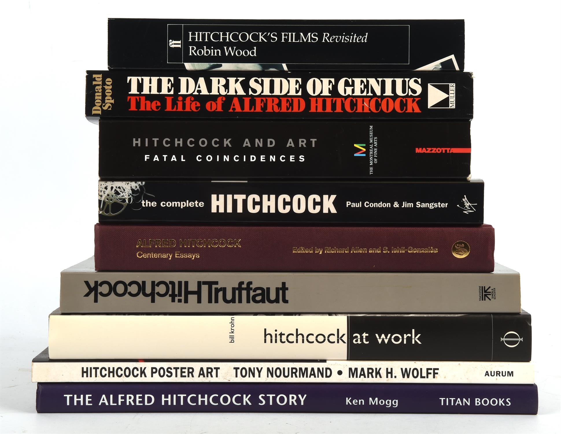 Alfred Hitchcock – Eight related first edition hardback and paperback books – includes,