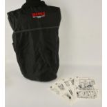 Smallville (TV) - Black Crew Jacket Vest (L/G) with a set of 5 Storyboards from the JJ Abrams