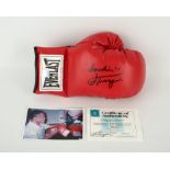 Joe Frazier - Signed Smokin' Everlast Boxing Glove, 10 oz, with Superstar Greetings Hologram and
