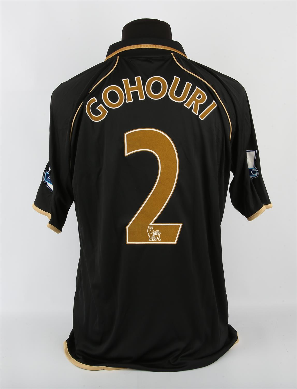 Wigan Athletic Football club, Gohouri (No.2) Season away shirt from 2010-2011, S/S.