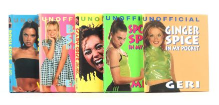 Spice Girls Unofficial, In My Pocket series. A set of five hardcover books titled "Unofficial
