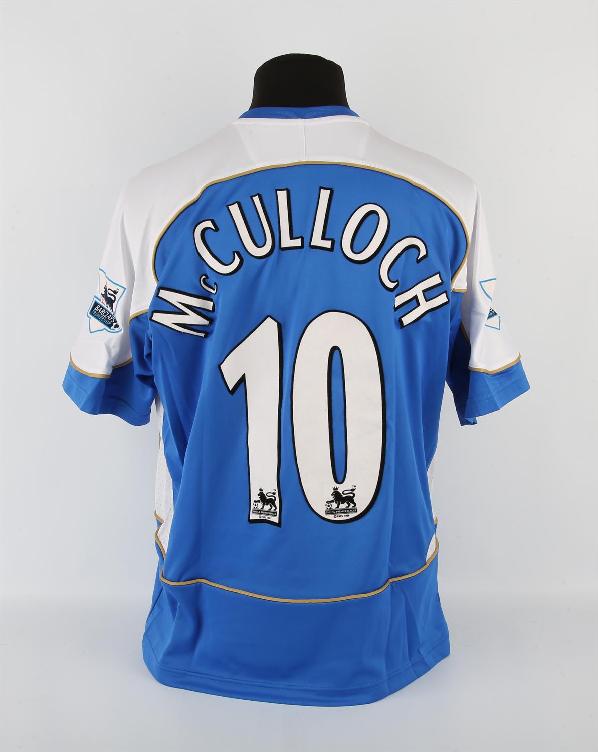Wigan Athletic Football club, McCulloch (No.10) Season shirt from 2006-2007, S/S.