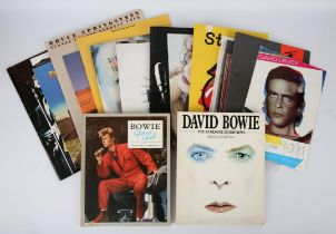 Music related concert programmes, tickets, and books - includes, programmes for David Bowie Outside