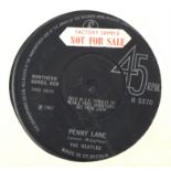 The Beatles - Strawberry Fields Forever / Penny Lane, 7" vinyl record, R5570. Factory Sample Not