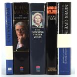 British Politicians: Five Signed first edition hardback books - CHURCHILL (Winston S.).