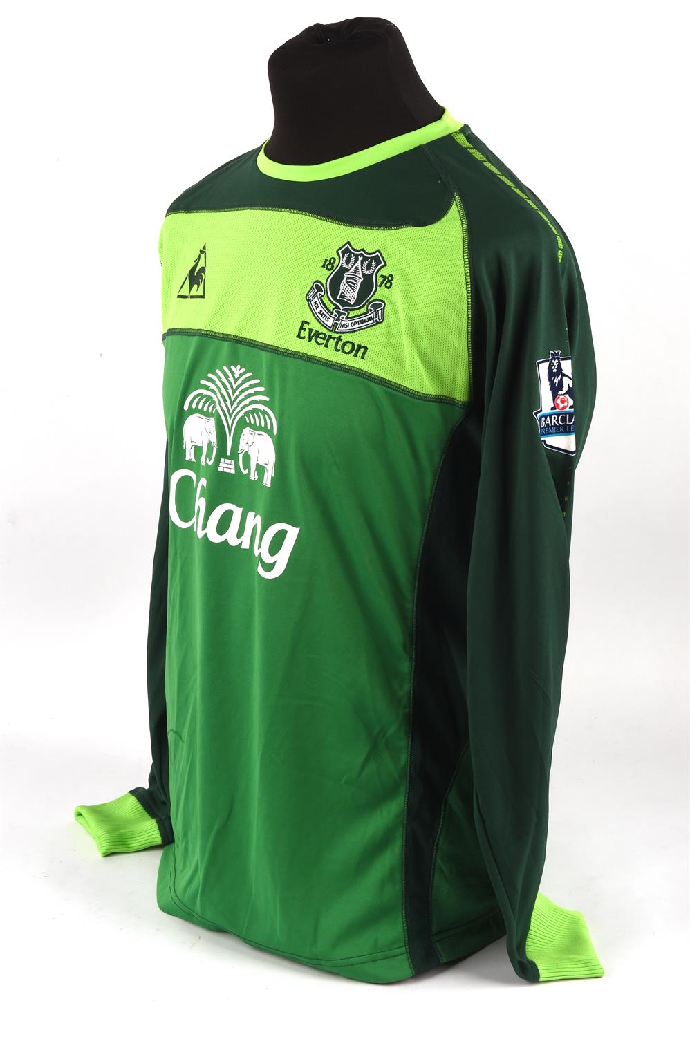 Everton Football club Jan Mucha (No.1) Premier Season shirt from 2010 - 2011, L/S. - Image 2 of 2