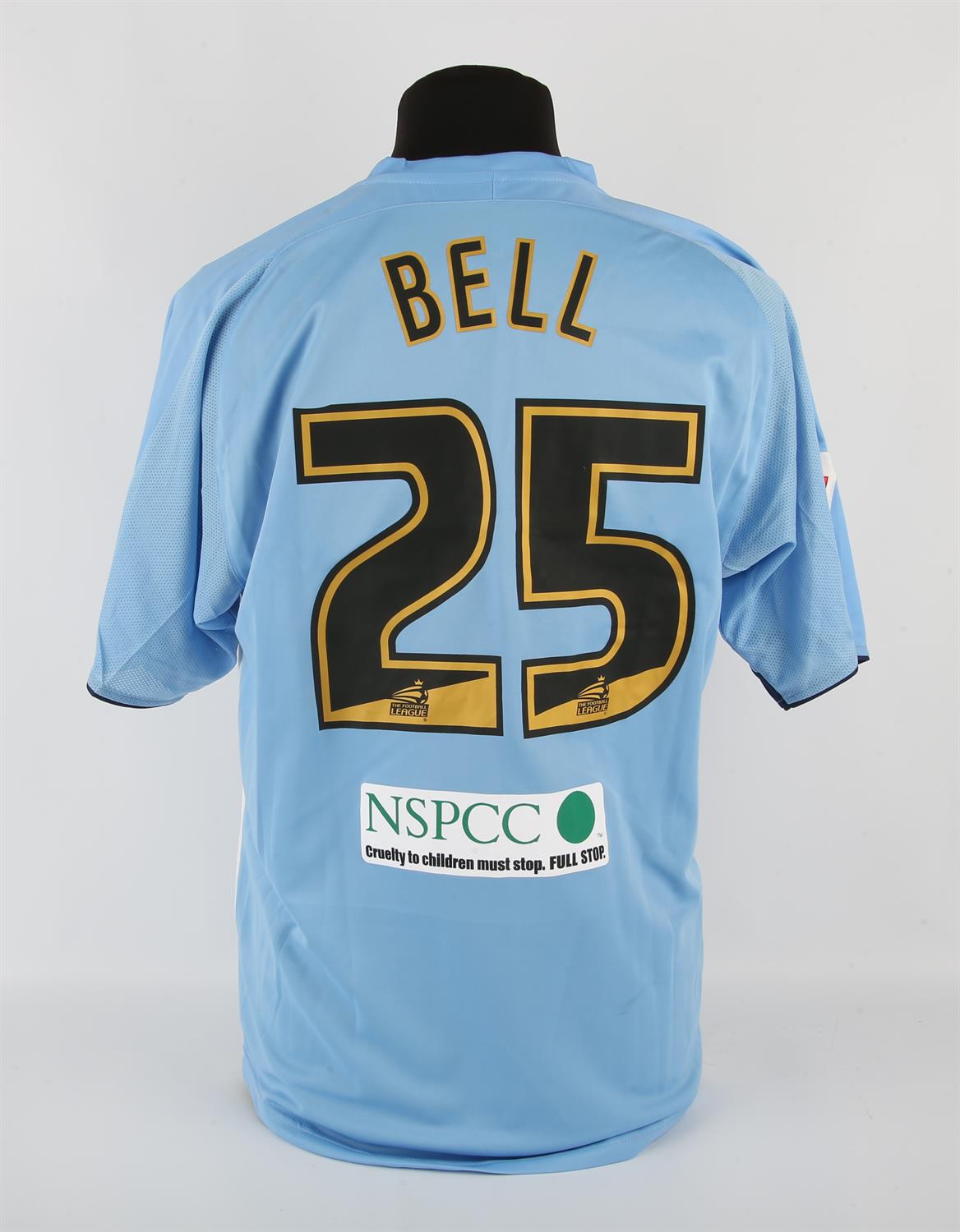 Coventry City Football club, David Bell (No.25) 125th Anniversary shirt from 2008-2009, S/S signed. - Image 2 of 2