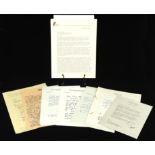 Eight Autograph Letters and Typescript Letters Signed, includes, Fred Zinnemann, Robert Wise,