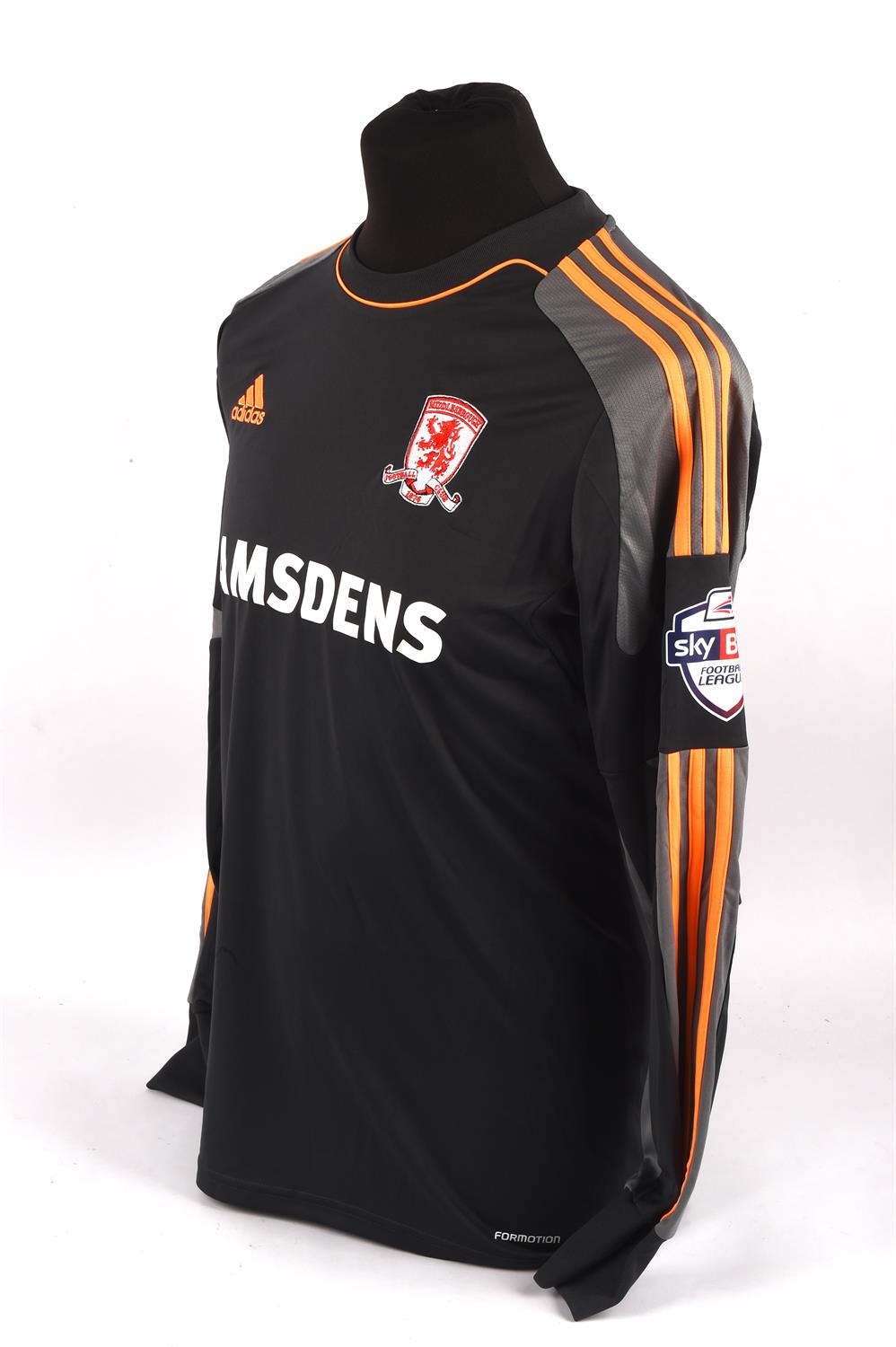 Middlesbrough Football club, Shay Given (No.12) Match worn 2013-2014 shirt L/S. Provenance Kitman. - Image 2 of 2