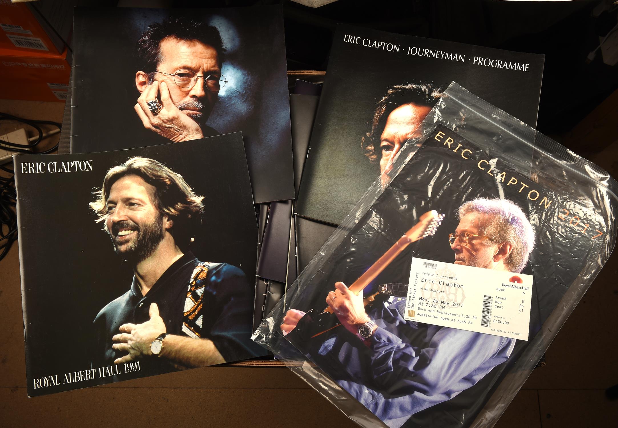 Eric Clapton - Quantity of programmes tickets for concerts such as Eric Clapton and his band at - Image 2 of 2