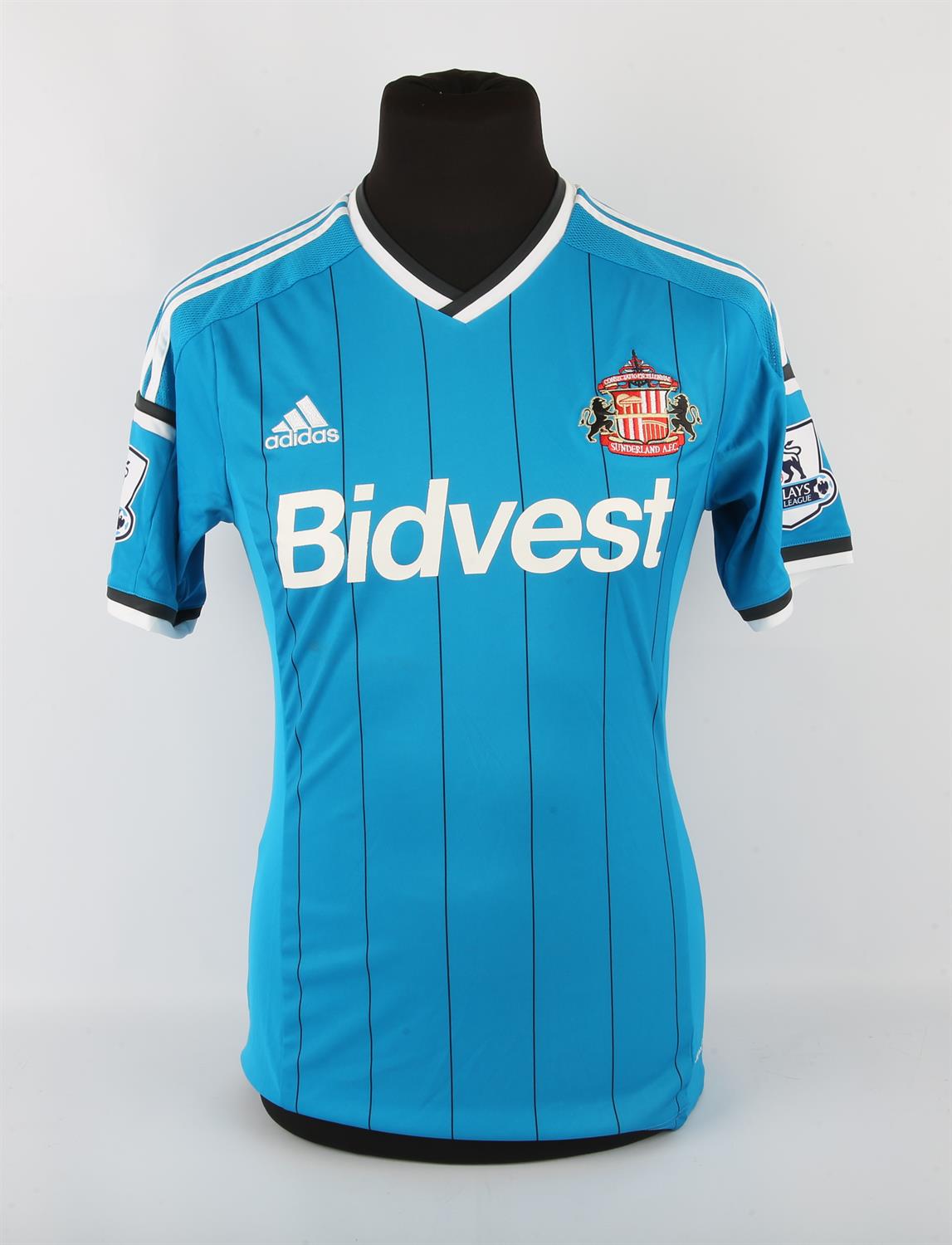 Sunderland A.F.C. Football club, Buckley (No.30) Match worn. 2014-2015 Season away Shirt, - Image 2 of 2